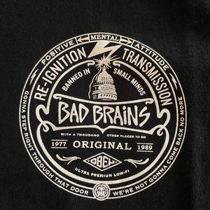 Obey x Bad Brains Limited Edition Collab T-Shirt *Rare Brand new